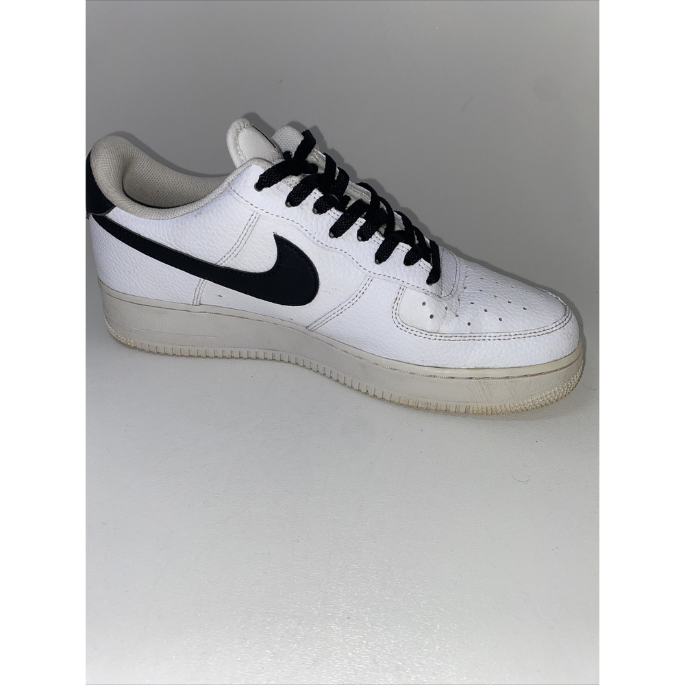 Nike Air Force 1 '07 Men's Size 12 White/Black CT2302 100 Fast Shipping - Picture 6 of 15